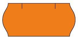 cenovkové etikety 26x12 CONTACT METO 100 - oranžové (pre etiketovacie kliešte) 1.500 ks/rol.