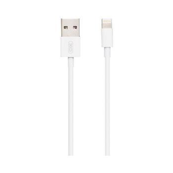 kábel XO NB047 Iphone(lightning)-USB biely (1m 2A)