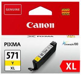 kazeta CANON CLI-571Y XL yellow MG 5750/5751/6850/6851/7750/7751 (336 str.)