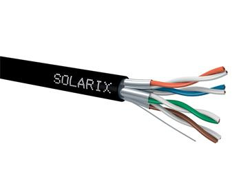 Inštalačný kábel Solarix CAT6A STP PE 500m/cievka SXKD-6A-STP-PE