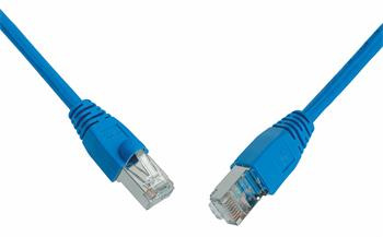 Patch kábel CAT6 SFTP PVC 10 m modrý snag-proof C6-315BU-10MB