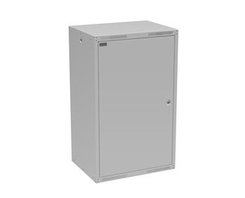 Rozvádzač nástěnný GrandN DUO 20U 450 mm, dvere plech, RAL 7035, GrandND-20U-645-21-G