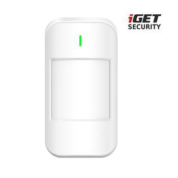 iGET SECURITY MP1 - bezdrôtový pohybový PIR senzor bez detekcie zvierat a s nastavením citlivosti pr