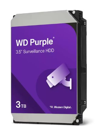 HDD WD Purple interný disk 3TB 3,5", 128MB cache, SATA3