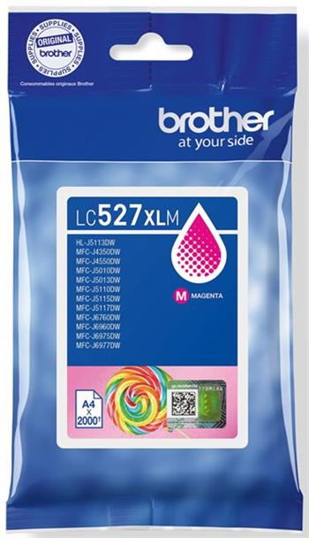 kazeta BROTHER LC-527XL Magenta MFC-J5010DW/J5110DW (2000 str.)