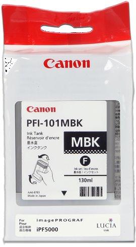 kazeta CANON PFI-101MBK Matte Black pre iPF 5000/6000s (130 ml)