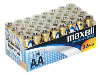 Batérie Maxell Alkaline LR6 (AA) 32ks balenie