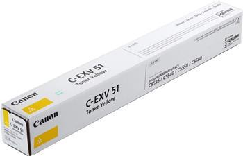 toner CANON C-EXV51Y yellow iRAC5535/AC5540/AC5550/AC5560 (60000 str.)