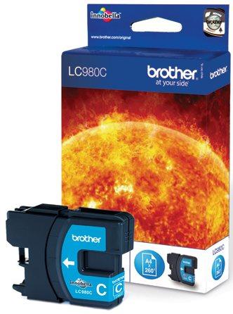 kazeta BROTHER LC-980 Cyan DCP-145C/165C (300 str.)