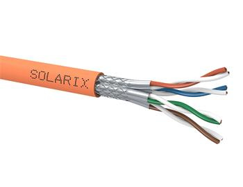 Inštalačný kábel Solarix CAT7A SSTP LSOHFR 1200 MHz 500m/cievka SXKD-7A-1200-SSTP-LSOHFR-B2ca
