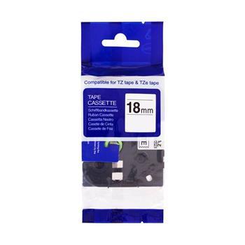kompatibilná páska pre BROTHER TZE-345 biele písmo, čierna páska Tape (18mm)