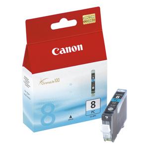 kazeta CANON CLI-8PC photo cyan Pixma iP6600D/6700D, MP970, Pro9000 (450 str.)