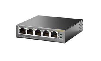 Mini Desktop Gigabit Switch TP-LINK TL-SG1005P 5-port 10/100/10000M, 5x 10/100/1000M RJ45 ports, 4x