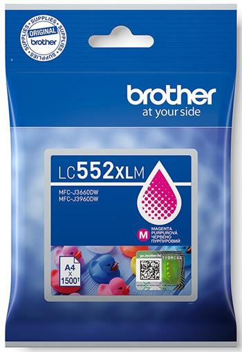 kazeta BROTHER LC-552XL Magenta MFC-J3660DW/J3960DW (1500 str.)