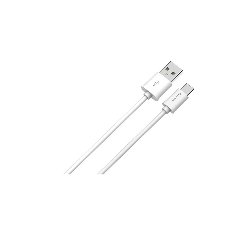Devia cable Smart EC066 USB - USB-C 2,0 m 2,1A white 1