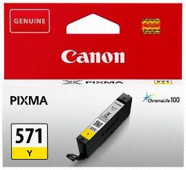 kazeta CANON CLI-571Y yellow MG 5750/5751/6850/6851/7750/7751 (161 str.)