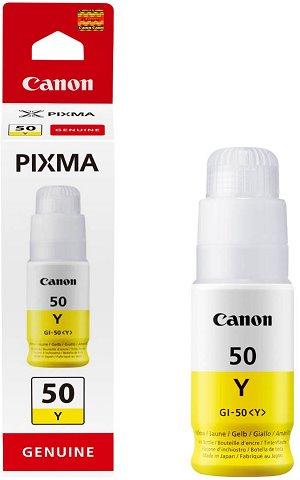 atramentová náplň CANON GI-50Y yellow PIXMA G5050/G6050/G7050 (7700 str.)