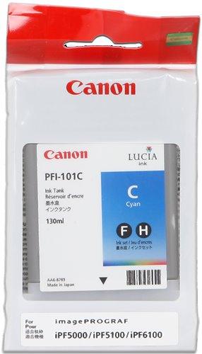 kazeta CANON PFI-101C Cyan iPF 5000/5100/6000s/6100 (130 ml)