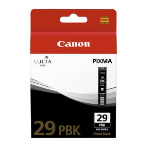 kazeta CANON PGI-29PBK photo black PIXMA Pro 1 (1225 str.)