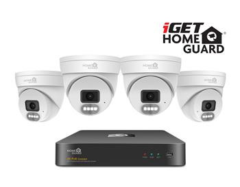 iGET HOMEGUARD HGNVK84804 - PoE 2K NVR CCTV 8CH + 4x kamera, zvuk, IP66