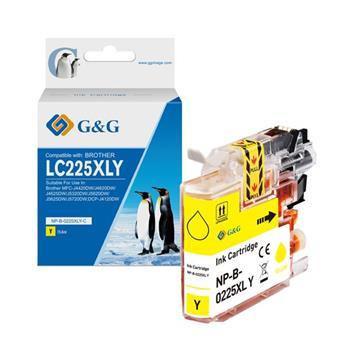 alt. kazeta G&G pre BROTHER LC225XLY MFC-J5320DW / DCP-J4120DW / MFC-J4420DW / MFC-J4425DW / MFC-J46