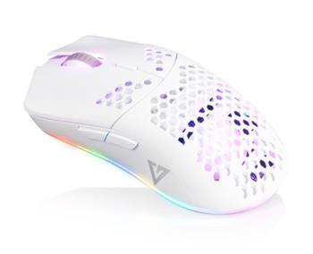 Myš Modecom VOLCANO SHINOBI 3360 WHITE optická USB káblová podsvietená biela