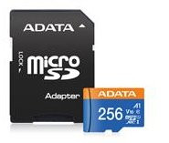 Pamäťová karta ADATA Premier micro SDXC karta 256GB UHS-I Class 10 + adaptér