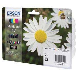 multipack EPSON XP-305 T1806 CMYK 18