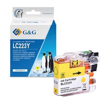 alt. kazeta G&G pre BROTHER LC223Y MFC-J5320DW / DCP-J4120DW / MFC-J4420DW / MFC-J4425DW / MFC-J4620