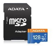 Pamäťová karta ADATA Premier micro SDXC karta 128GB UHS-I Class 10 + adaptér