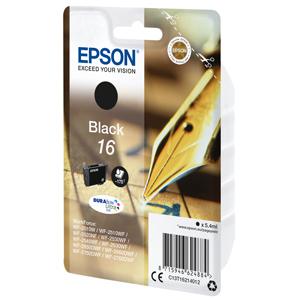 kazeta EPSON WF2520/2530/2540/2750 T162 Black 16 (5,4ml)