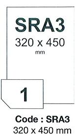 etikety RAYFILM 320x450 vysokolesklé biele laser SRA3 R0119SRA3A (100 list./SRA3)