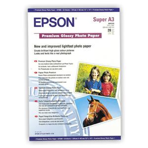 papier EPSON S041316 Premium glossy photo 255g/m2, A3+, 20ks