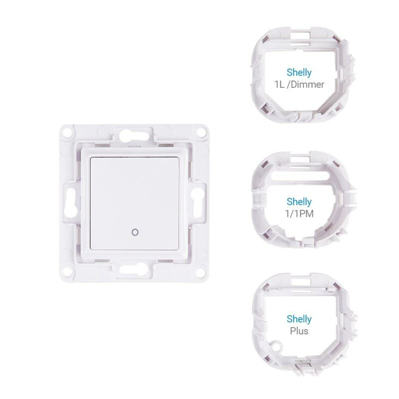 nástenný vypínač Shelly Wall Switch 1 - biely 1