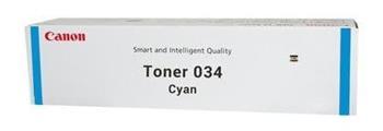 toner CANON 034 Cyan iR C1225, iC MF810/820 (7200 str.)