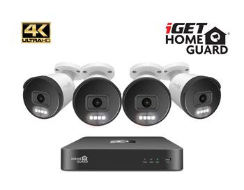 iGET HOMEGUARD HGNVK88504 - PoE 4K UltraHD NVR CCTV 8CH + 4x kamera