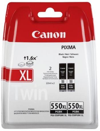 kazeta CANON PGI-550PGBK XL black TWIN MG 5450/6350, iP 7250, MX 925 (2x 500 str.)