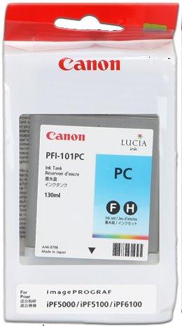 kazeta CANON PFI-101PC Photo Cyan pre iPF 5000/5100/6000s/6100 (130 ml)