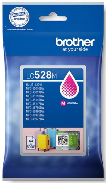 kazeta BROTHER LC-528 Magenta MFC-J5010DW/J5110DW (5000 str.)