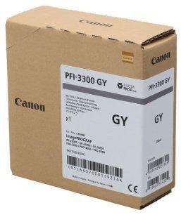 kazeta CANON PFI-3300GY Grey iPF GP-2600S/4600S/6600S, PRO-2600/4600/6600 (330 ml)