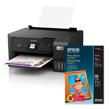 AKCIA: "ecoTANK" EPSON L3260 + fotopapier (10x15,500ks,200g/m2,glossy)