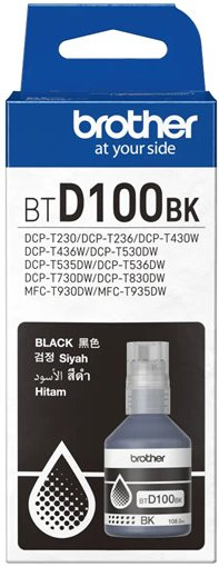 atramentová náplň BROTHER BT-D100BK Black DCP-T230/T430/T530/T730, MFC-T930 (7500 str.)