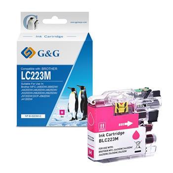 alt. kazeta G&G pre BROTHER LC223M MFC-J5320DW / DCP-J4120DW / MFC-J4420DW / MFC-J4425DW / MFC-J4620