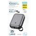Platinet PMPB1020C Powerbanka 10000 mAh 20W Power Delivery, 2xUSB-C, 1xUSB-A, kábel USB-C 1m, black 7