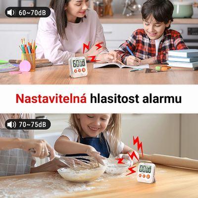 digitálny časovač ThermoPro TM-03 (stopky, odpočítavanie, alarm)