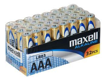 Batérie Maxell Alkaline LR03 (AAA) 32ks balenie