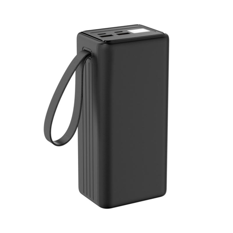 Platinet PMPB4065 Powerbanka 40000 mAh 65W Power Delivery, 2xUSB-C, 2xUSB-A, kábel USB-C 1m, black 1
