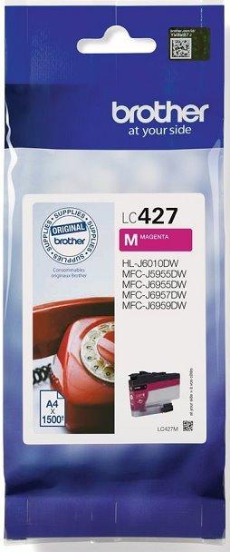 kazeta BROTHER LC-427 Magenta MFC-J5955DW/MFC-J6955DW/MFC-J6957DW (1500 str.)