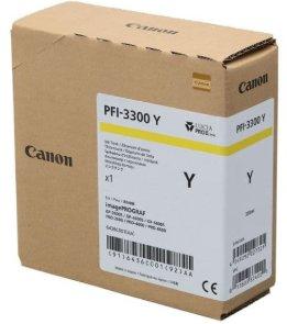 kazeta CANON PFI-3300Y Yellow iPF GP-2600S/4600S/6600S, PRO-2600/4600/6600 (330 ml)