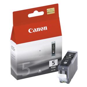 kazeta CANON PGI-5BK black iP 4200/4300/5200/5300, MP 500/530/800 (710 str.)